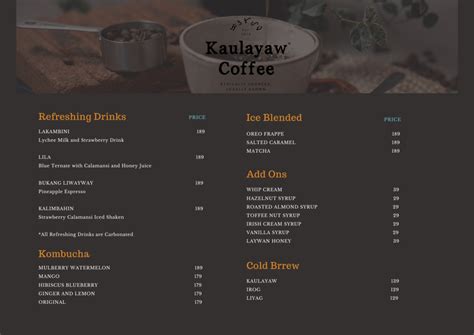 kaulayaw pasig menu|Kaulayaw Coffee cafe, Antipolo .